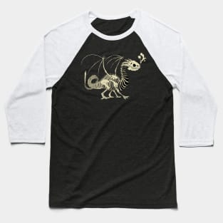 Undead Spooky Dragon Baseball T-Shirt